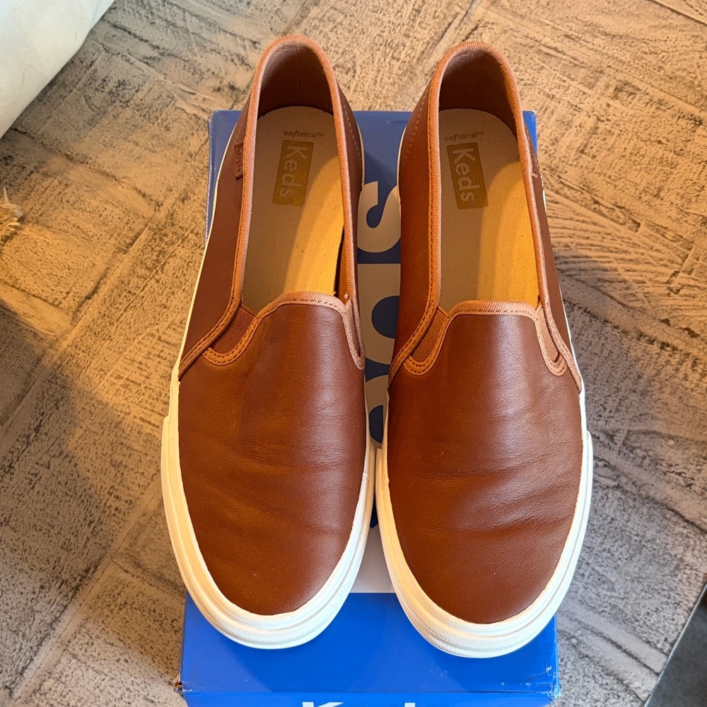 Keds Men's Tan Slip-On Loafers